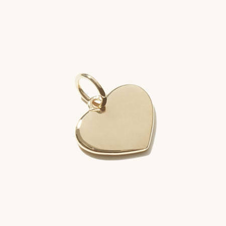 Personalised Heart Pendant Gold